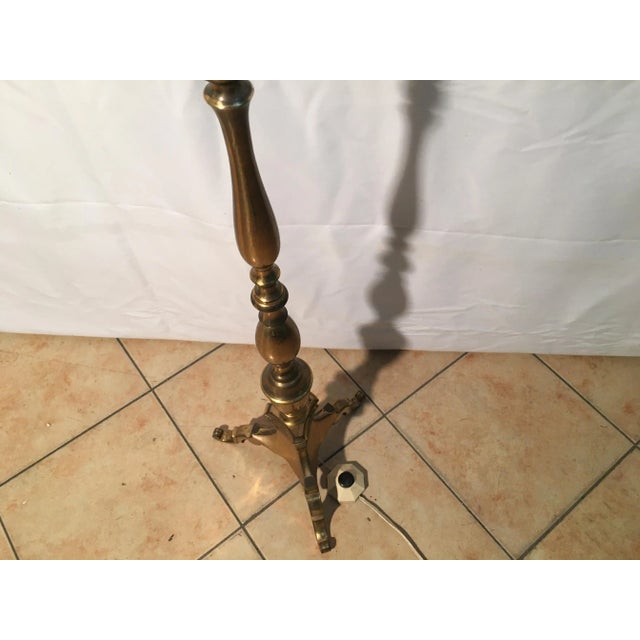 Brass Floor Lamp, 1970s For Sale - Image 13 of 18