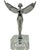 Vintage Goddess of the Dawn Aurora Moon Radiator Mascot Hood Car Ornament For Sale - Image 4 of 12