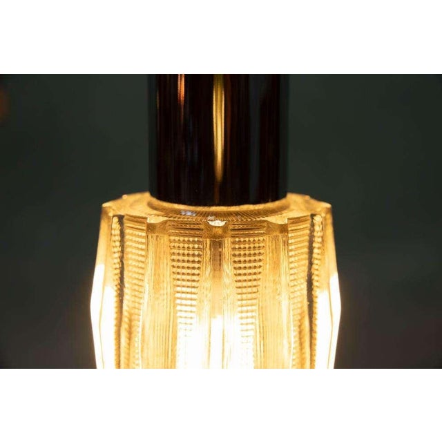 Vintage Chrome and Glass Hanging Lamp by Carl Thore For Sale - Image 13 of 17