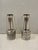 Antique Art Deco German Silver Plate Vases - Pair. 1990s, Professional clear lacquer finish has been put on them to keep...