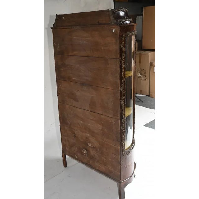 Louis XVI French Display Cabinet Inlay Bijouterie, 1890s For Sale - Image 10 of 11