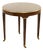 Barbara Barry Style Hollywood Regency Walnut and Parcel Gilt Tea Table or Occasional Side Table by Ethan Allen For Sale
