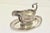 English Webster Wilcox International Silver Co. Silverplated Sauce/Gravy Boat With Attached Under Plate For Sale - Image 3 of 6