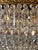 1930s Low Plafonnier Crystal Chandelier Brass Lustre Ceiling Art Deco Gold For Sale - Image 11 of 12