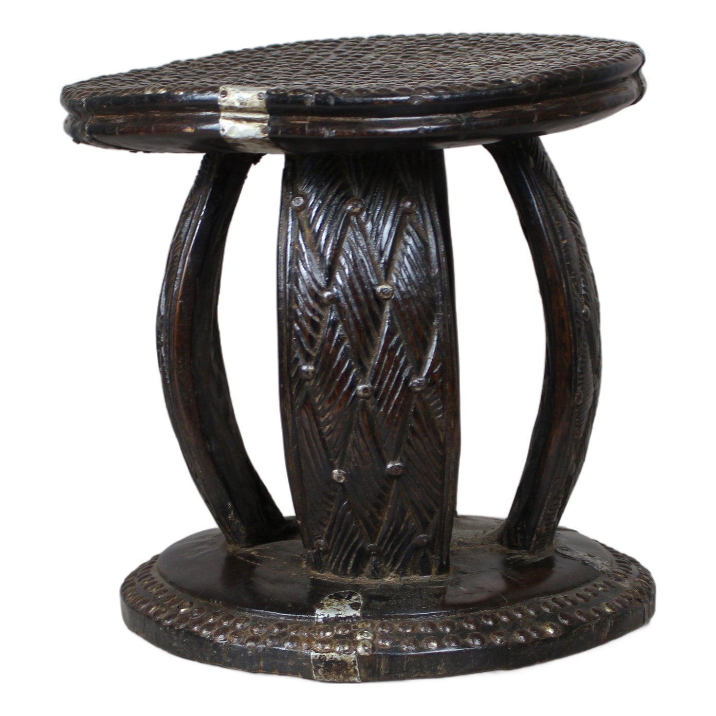 Vintage Rwanda Wooden Side Table | Chairish