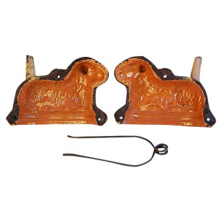 Mid 19th Century French Alsatian Lamb Cake Mold For Sale