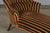 French 19th Century French Napoleon III Chaise Lounge in Striped Velvet For Sale - Image 3 of 12