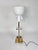 Large Italian Brass and Acrylic Glass Table Lamp with Integrated Light, 1970s For Sale - Image 14 of 15