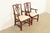 Henredon Henredon Georgian Carved Mahogany Armchairs, Pair For Sale - Image 4 of 15