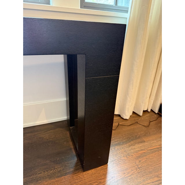 Transitional Black Console Table For Sale - Image 3 of 6