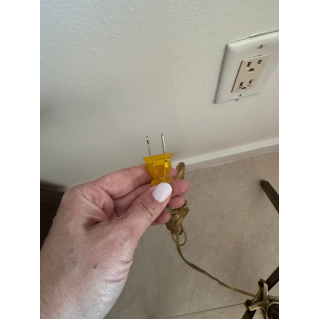 2010s Brass Tripod Floor Lamp by Design Within Reach For Sale - Image 5 of 8