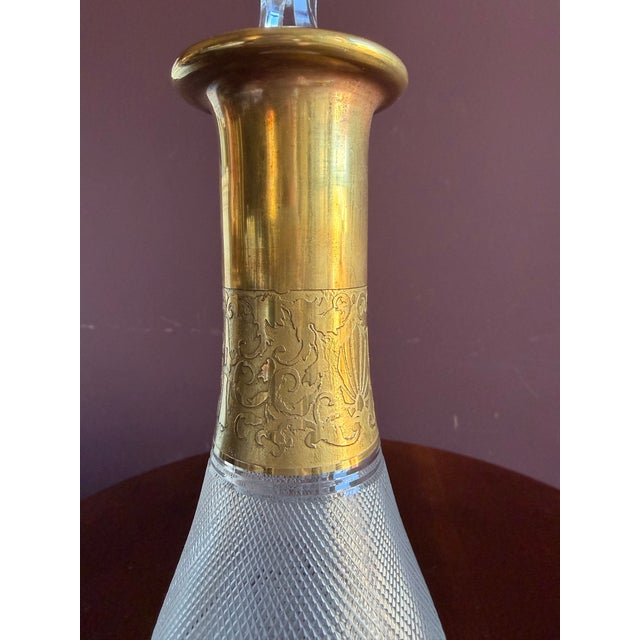 Late 20th Century Moser Splendid Large Decanter With Stopper. For Sale In Chicago - Image 6 of 12