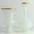 Opaline Glass Vases from Nason, 1960s, Set of 2 For Sale - Image 6 of 7