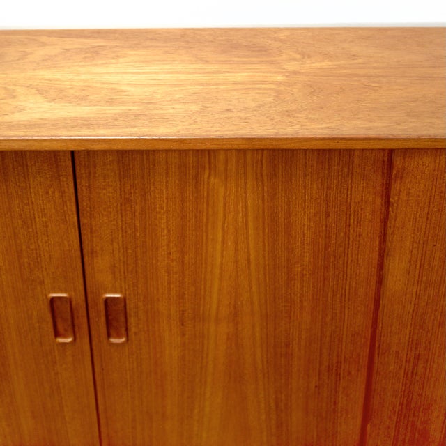 Westergaards Møbelfabrik Teak Model #29 Tall Sideboard / Highboard Attributed to Børge Dam For Sale - Image 9 of 17