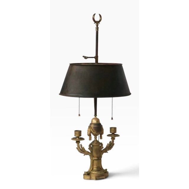 Vintage French Bouillotte Table Lamp For Sale - Image 11 of 12