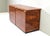 Italian Drawer Credenza in High Gloss Burl and Brass, Italy, 1970s For Sale - Image 3 of 15