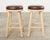 Late 20th Century Set of Four McGuire Organic Modern Lacquered Rattan Bar Stools For Sale - Image 5 of 15