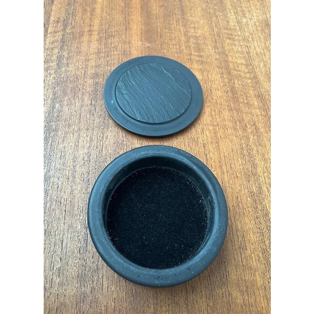 Postmodern Box with Slate Lid, 1980s, in Very Good conditions. Designed 1980 to 1989