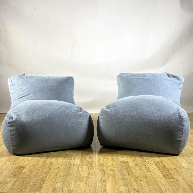 Milano Indoor Armchairs in Turquoise Linen from Trimer, Set of 2 For Sale - Image 4 of 9