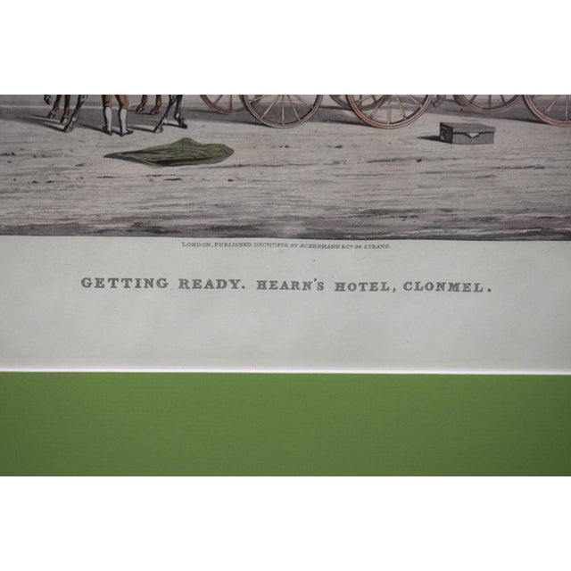 Car-Travelling In The South Of Ireland In The Year 1856. Bianconi's Establishment Print Sz: 10 7/8"H x 14"W Frame Sz: 19"H...