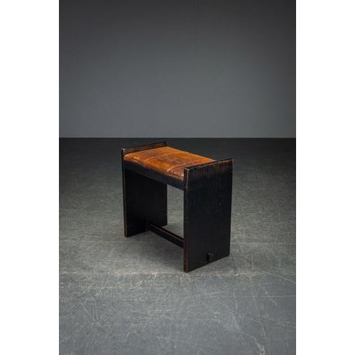 Hague School Stool, 1930s For Sale - Image 5 of 13