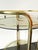 Vintage Brass Serving Bar Cart with Smoked Glass Shelves, 1970s For Sale - Image 9 of 14