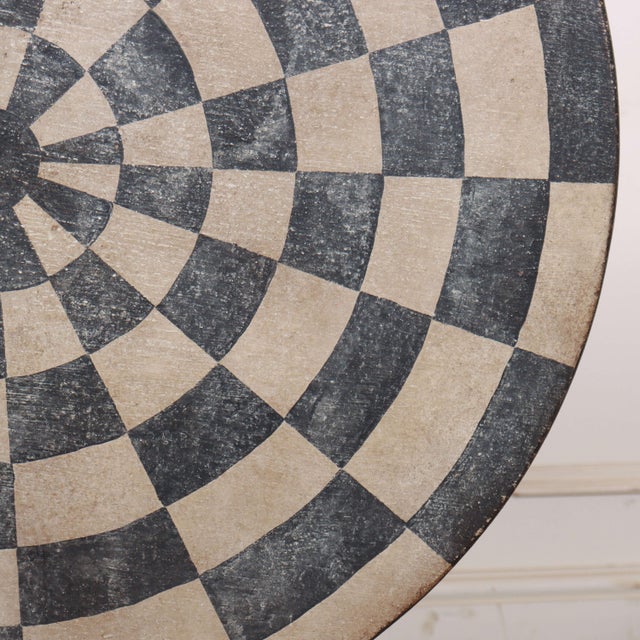 Wood English Painted Tripod Table For Sale - Image 7 of 9