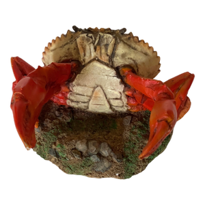 1960s Red Crab Naturalistic Sculpture Coastal