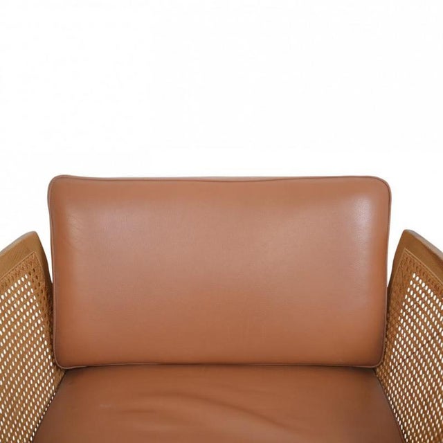 Plexus Chair in Cognac Leather by Illum Wikkelsø, 1970s For Sale - Image 3 of 14