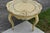 Italian Coffee Table Florentine Style Lacquered Painted Baroque Oval Tray 50s For Sale - Image 10 of 13