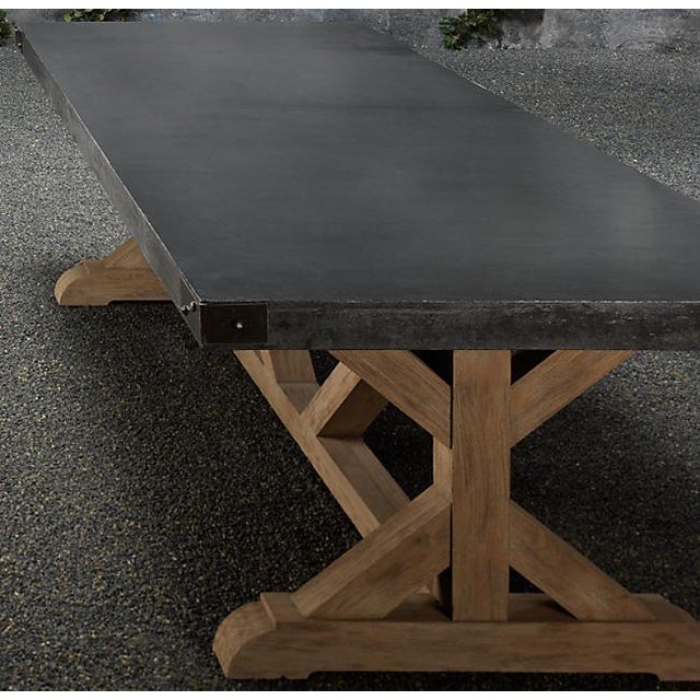 Restoration Hardware Concrete Dining Table Chairish