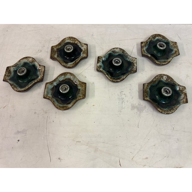 German Ceramic Wall Light Sconce from Hustadt Leuchten, 1960s For Sale - Image 6 of 12