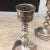Traditional Candle Holders Silver Plate - A Pair For Sale - Image 3 of 9