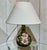 Painted Blown Glass Lamp with Floral Decoration For Sale - Image 12 of 14