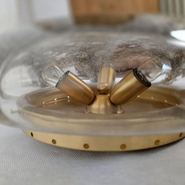 Pair of Brown Mid-Century Modern Murano Glass Sconces 1960s For Sale - Image 9 of 12