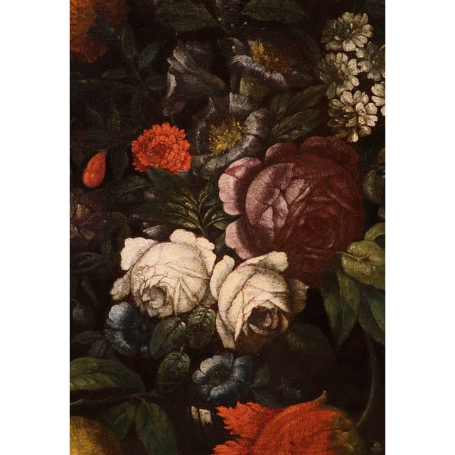 Follower of Abraham Brueghel, Still Life, 1700, Oil on Canvas For Sale - Image 8 of 14