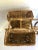 Vintage Wicker and Bamboo Bicycle Basket Decor For Sale - Image 4 of 7