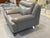 Mid 20th Century Sofia Vergara Modern Gray Leather Loveseat 45" For Sale - Image 4 of 5
