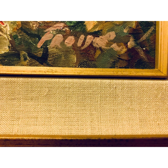 Original Oil on Canvas of Beach Scene Hand Signed by Art Fronckowiack For Sale In Miami - Image 6 of 8