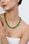 Early 21st Century Style Artisan 131 Ct Vibrant Green Jade Round Beaded Strand Necklace, 17" For Sale - Image 4 of 15