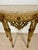 Tan Italian Neoclassical Polychromed Console Table with Marble Top, Mid-20th Century For Sale - Image 8 of 16