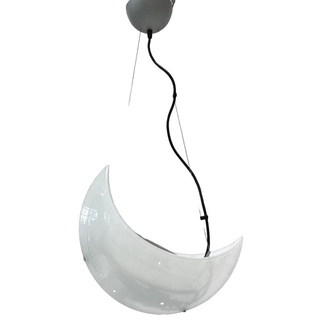 Luna Moon Murano Suspension Light For Sale - Image 4 of 5