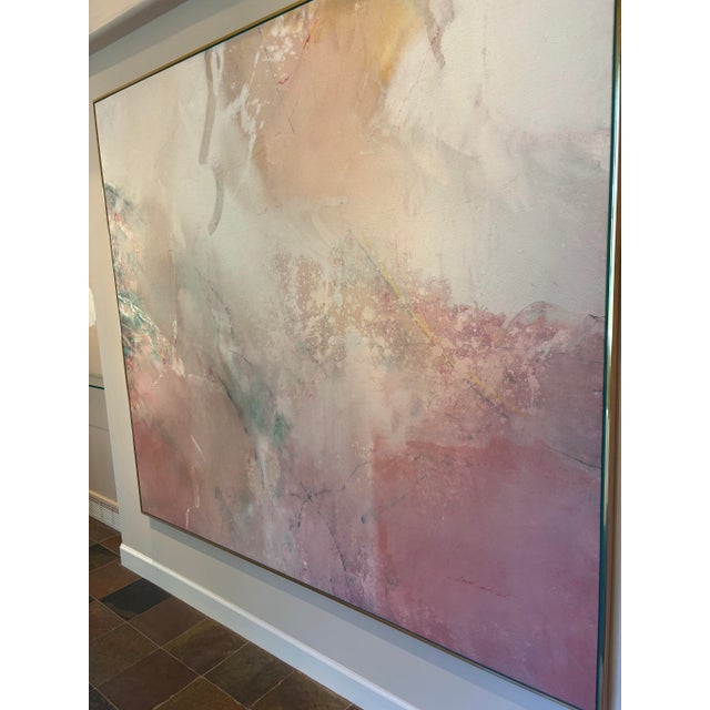 Contemporary Monumental 1984 Jack Roberts Acrylic Painting “Temple” With Artist-Signed 1986 Appraisal For Sale - Image 3 of 8