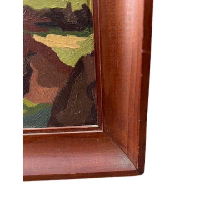 Vintage Framed Southwestern Desert Landscape Oil Painting For Sale - Image 10 of 11