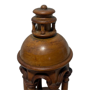 Antique North European Grand Tour Temple Model Sculpture, C. 1890