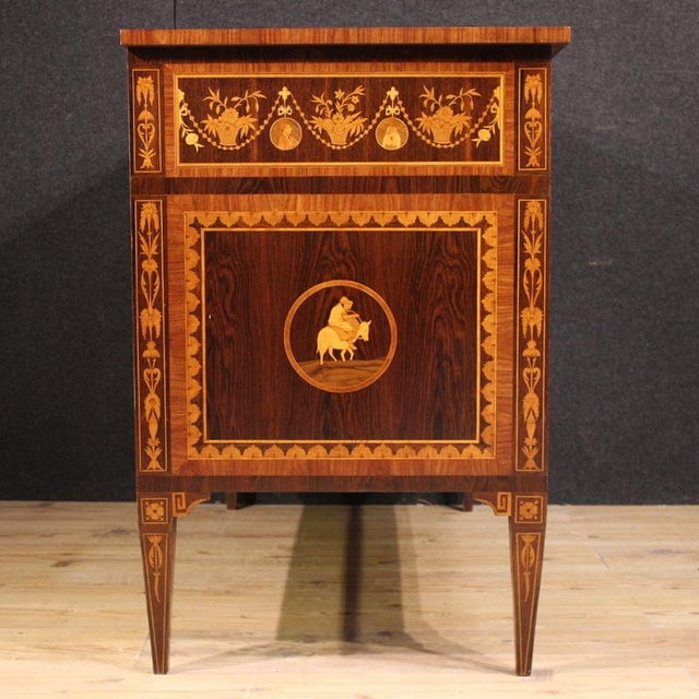 Wood Italian Louis XVI Dresser, 1950s For Sale - Image 7 of 11