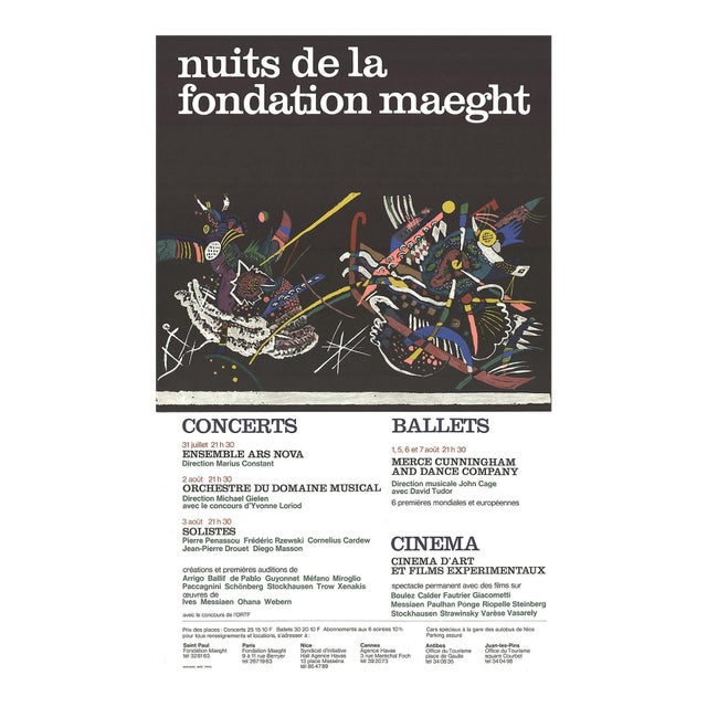 Wassily Kandinsky Nuits De La Fondation, 1966 For Sale