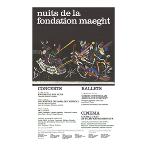 Wassily Kandinsky Nuits De La Fondation, 1966