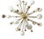 Gilt 18-Light Sputnik Pendant Light, 1970s For Sale