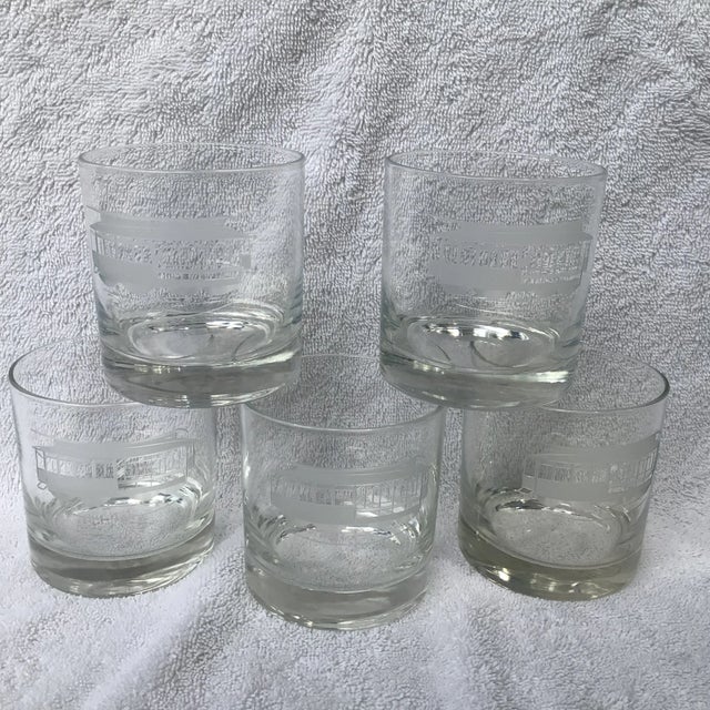 San Francisco Trolley Car Scotch/Whiskey Gasses-Set of 5 For Sale - Image 13 of 13